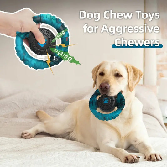 🐶 Steering Wheel Dog Chew Toy - Medium Dogs