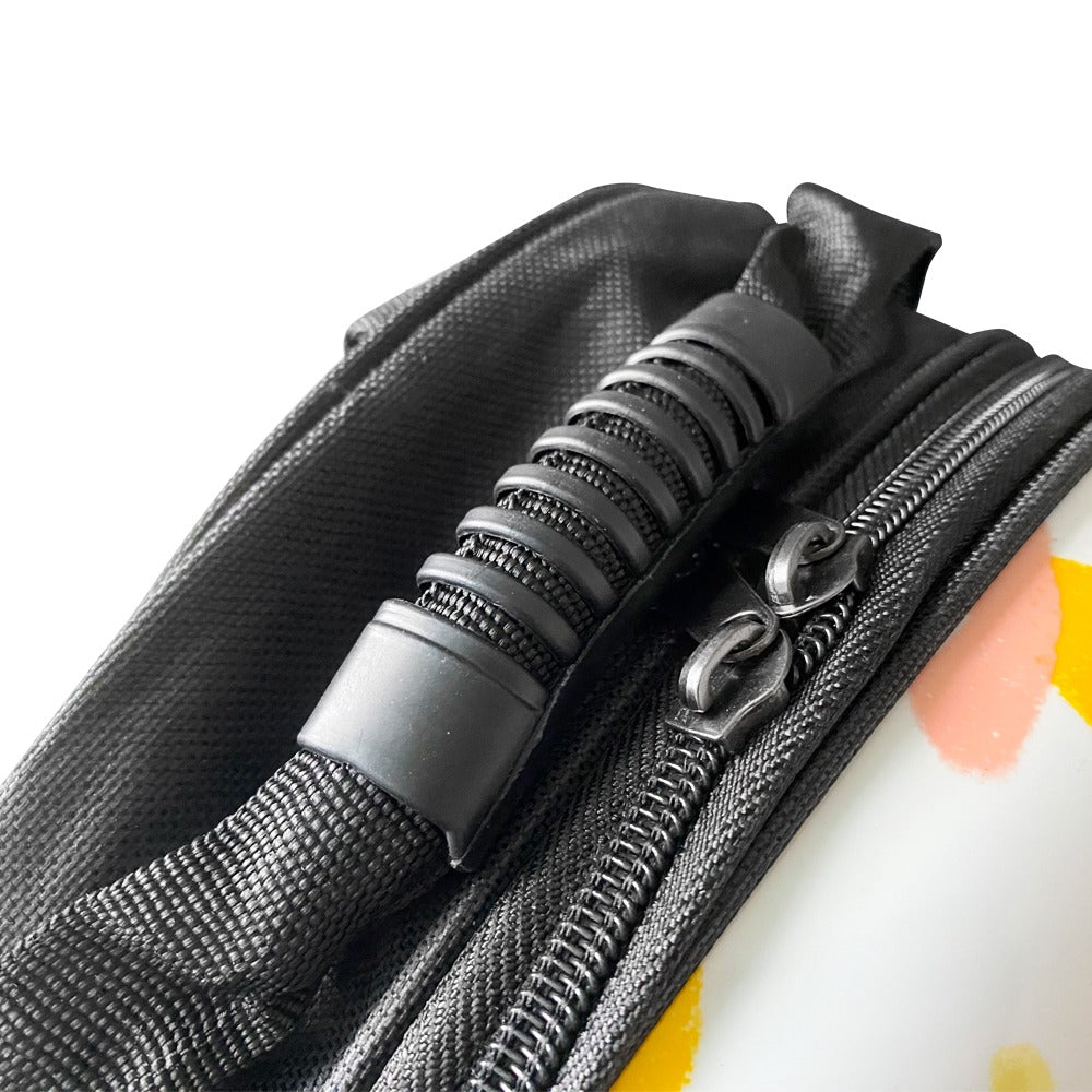 Transport & Lifestyle/Premium Accessible 🐶🐱 Sac à Dos pour Animaux - Blanc Motif Feuilles | Transport Premium pour Chats & Petits Chiens