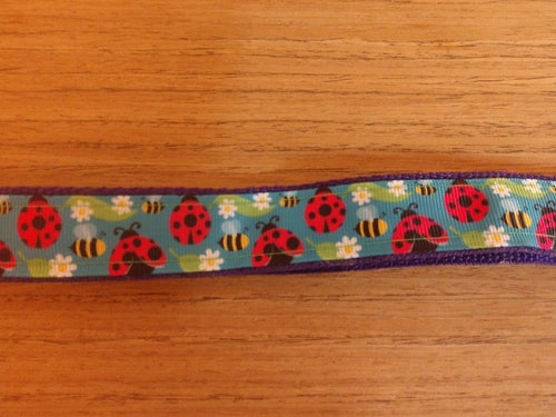 🐞 Colliers Ladybug pour chiens moyens et grands - Motif coccinelle : rouge, noir, parfois avec fleurs