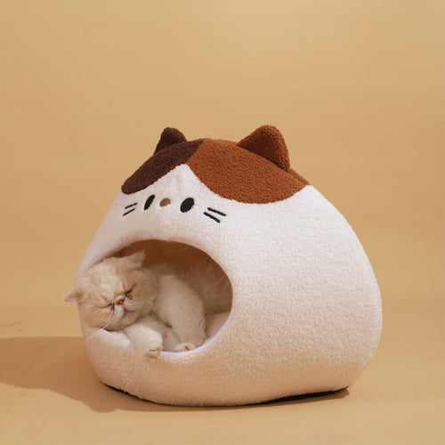 Dog & Cat 🐶🐱 One Bite Ivory Pet Bed