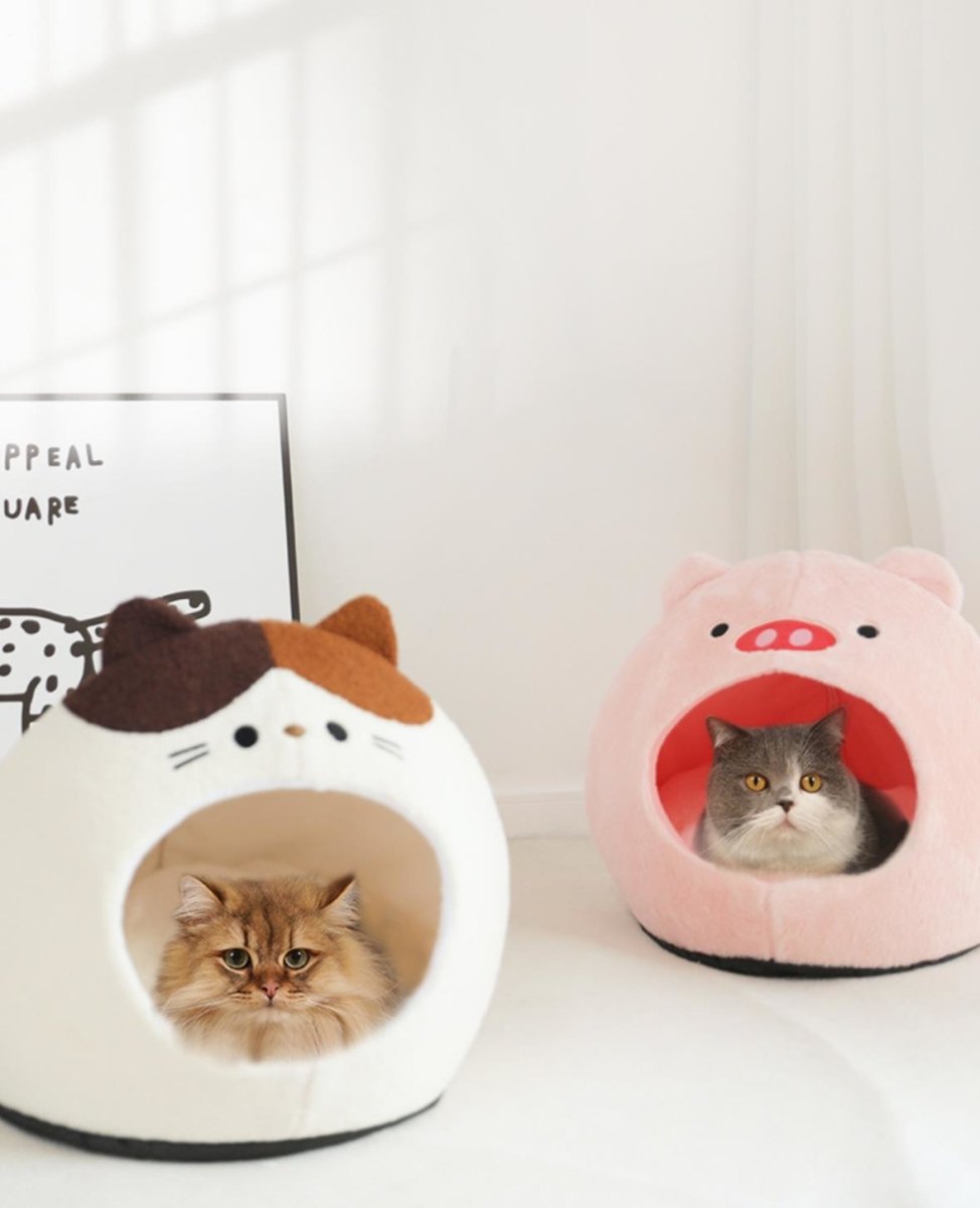 Dog & Cat 🐶🐱 One Bite Ivory Pet Bed