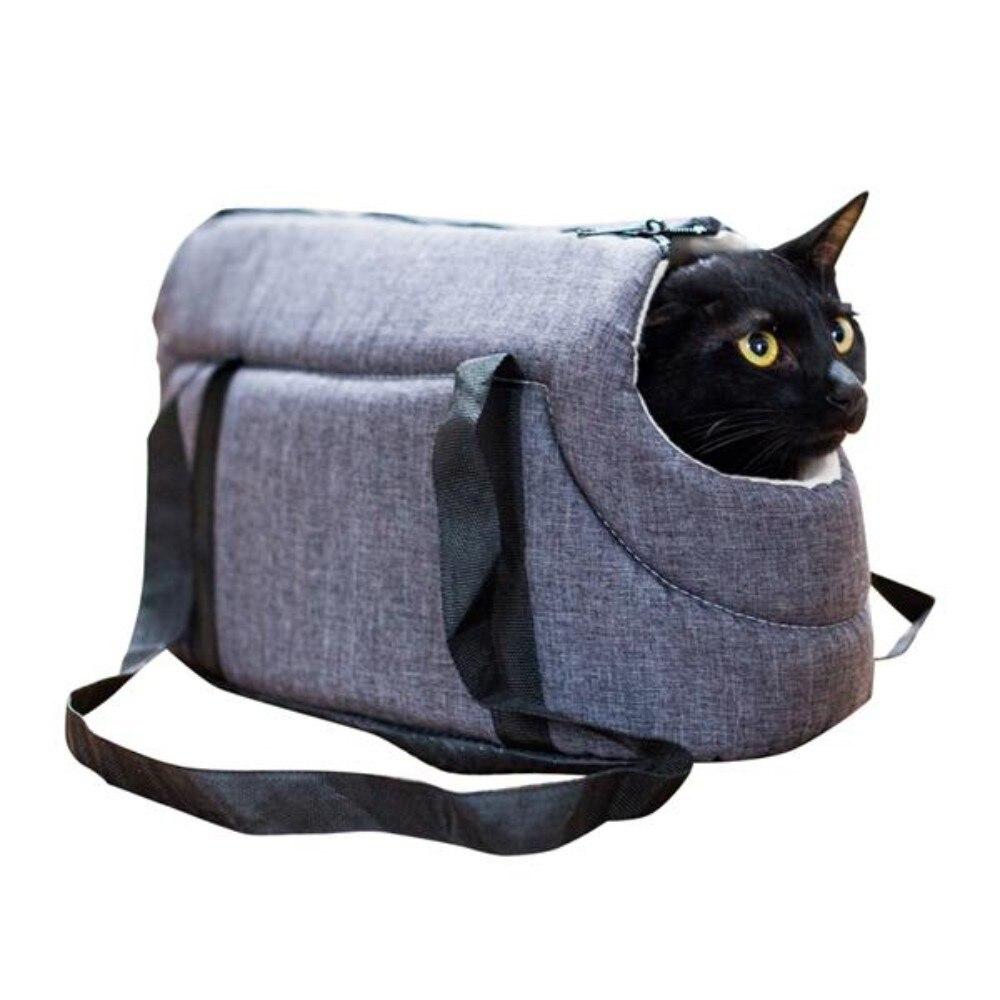 Sac de Transport Léger pour Animaux – Confort & Résistance | Gris / Rouge Rose