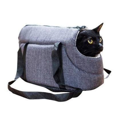 Sac de Transport Léger pour Animaux – Confort & Résistance | Gris / Rouge Rose