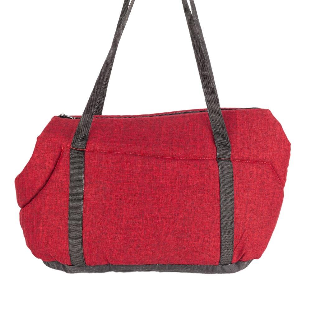 Sac de Transport Léger pour Animaux – Confort & Résistance | Gris / Rouge Rose