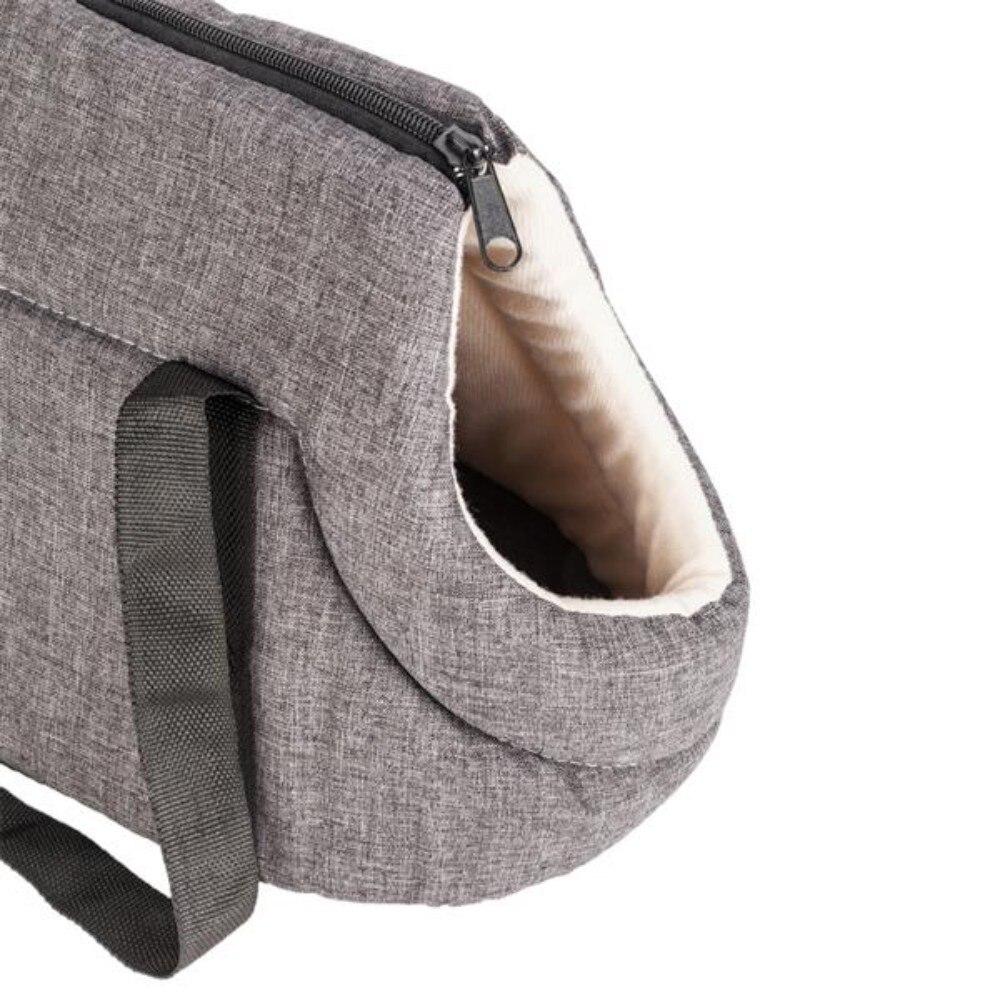 Sac de Transport Léger pour Animaux – Confort & Résistance | Gris / Rouge Rose
