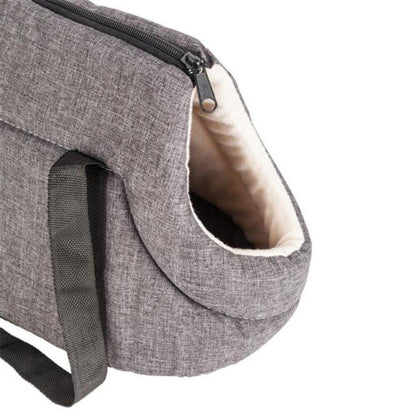 Sac de Transport Léger pour Animaux – Confort & Résistance | Gris / Rouge Rose