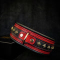 BALTEUS™ Red Collar ❤️🔥 | Collier Cuir 2.5” pour Grandes & Puissantes Races