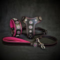 💎🐕‍🦺  The ''Bijou'' SET - Collar, Harness, Leash. (Pink)