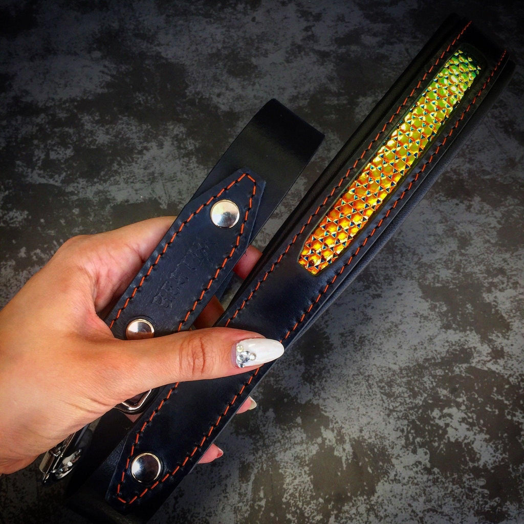 Luxe Artisanal Dog 🐺 BESTIA “D’Albertis” - Harnais Cuir Premium & PRADA‑Style (Fait Main en Europe)