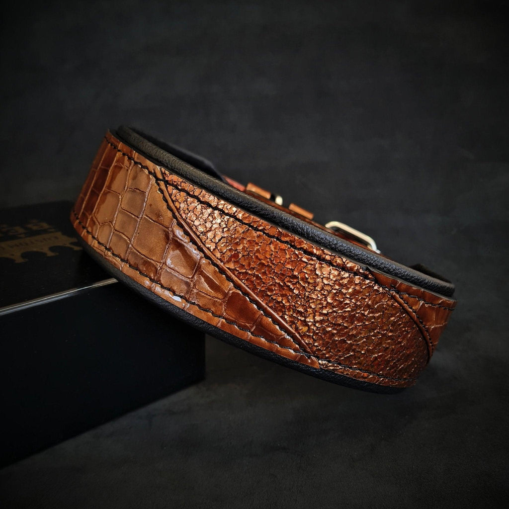 🟤 Collier “Korona” BROWN - Élégance, Brillance & Puissance
