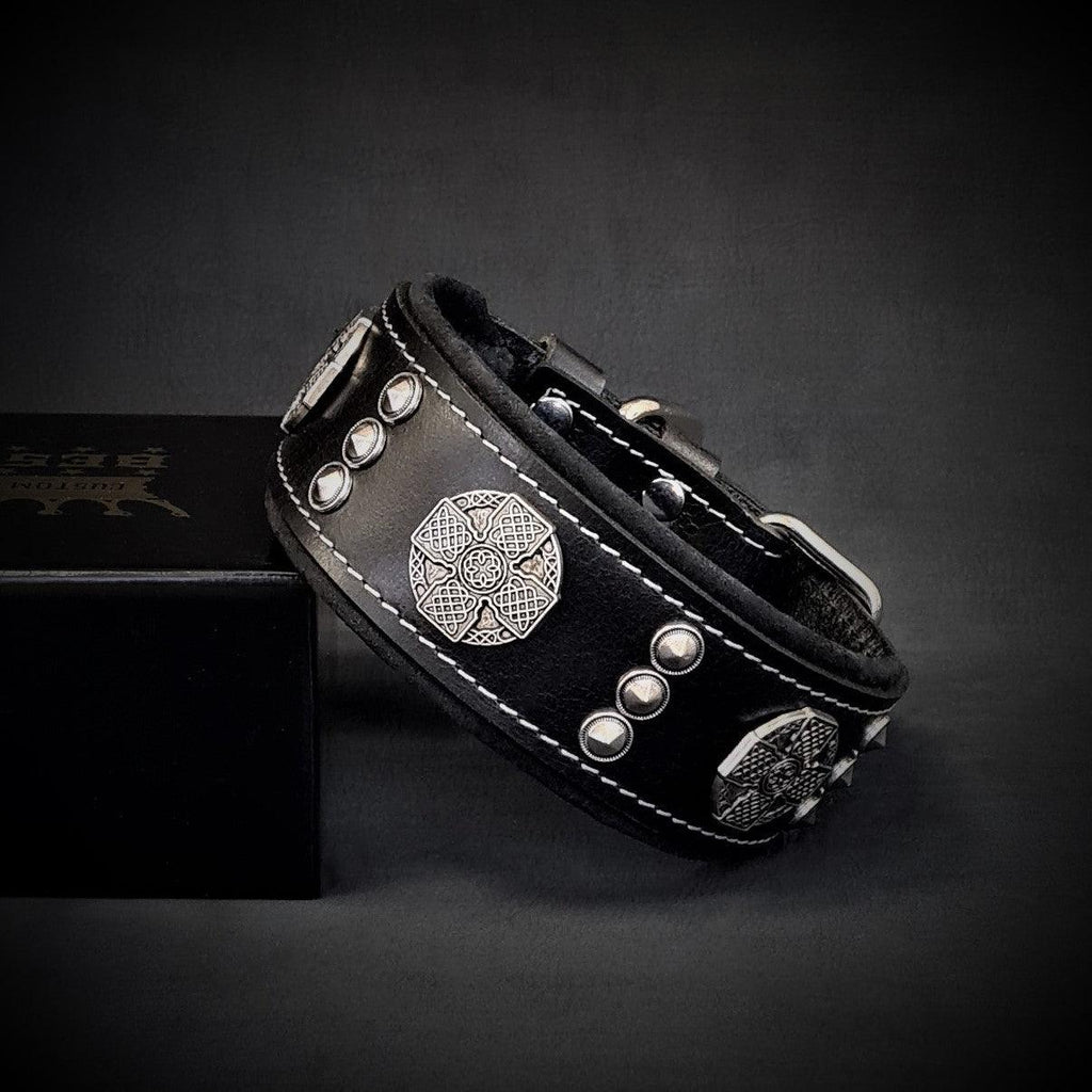 🖤🤎 THE “MAXIMUS” COLLAR - BLACK & SILVER