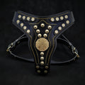 🐺 Harnais BESTIA “Maximus” V2 - Cuir Premium & Finition Laiton (Fait main en Europe)