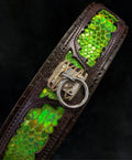 🐍 “Venom” Collar - Cuir Véritable & Snake Print | M –XXL