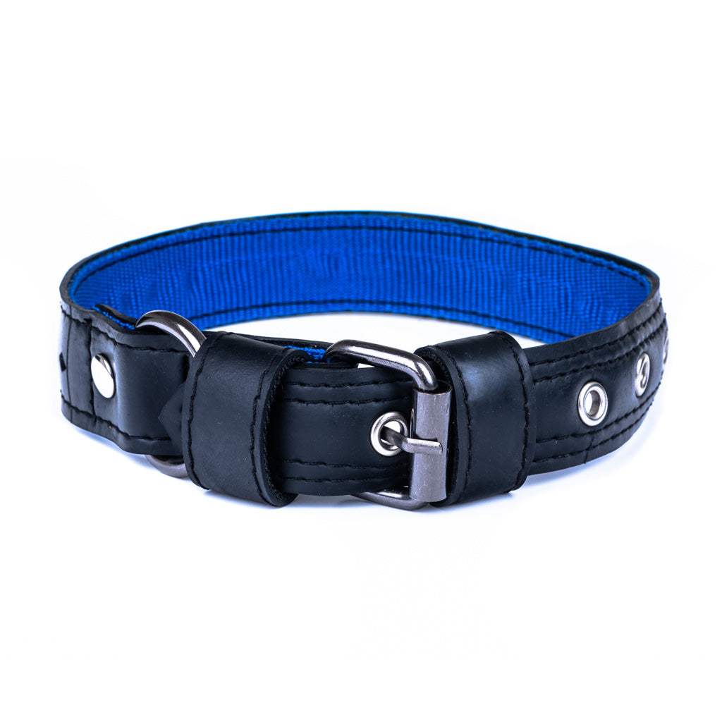 Eco‑Friendly/Vegan Premium 🐶 Collier Vegan Upcyclé - Caoutchouc Recyclé & Laiton Massif (Eco‑Friendly & Fait Main)
